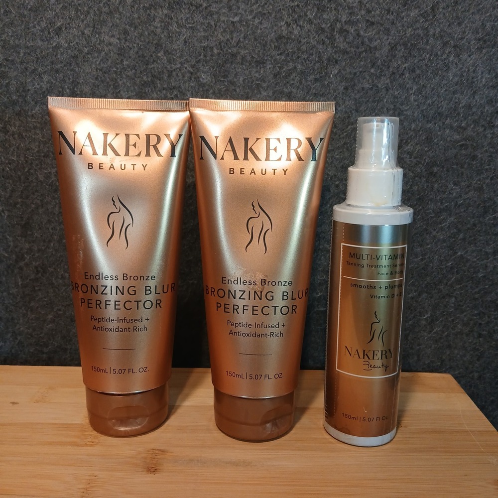 Nakery Tanning set Endless Bronze + Tanning treatment serum summer skincare tan